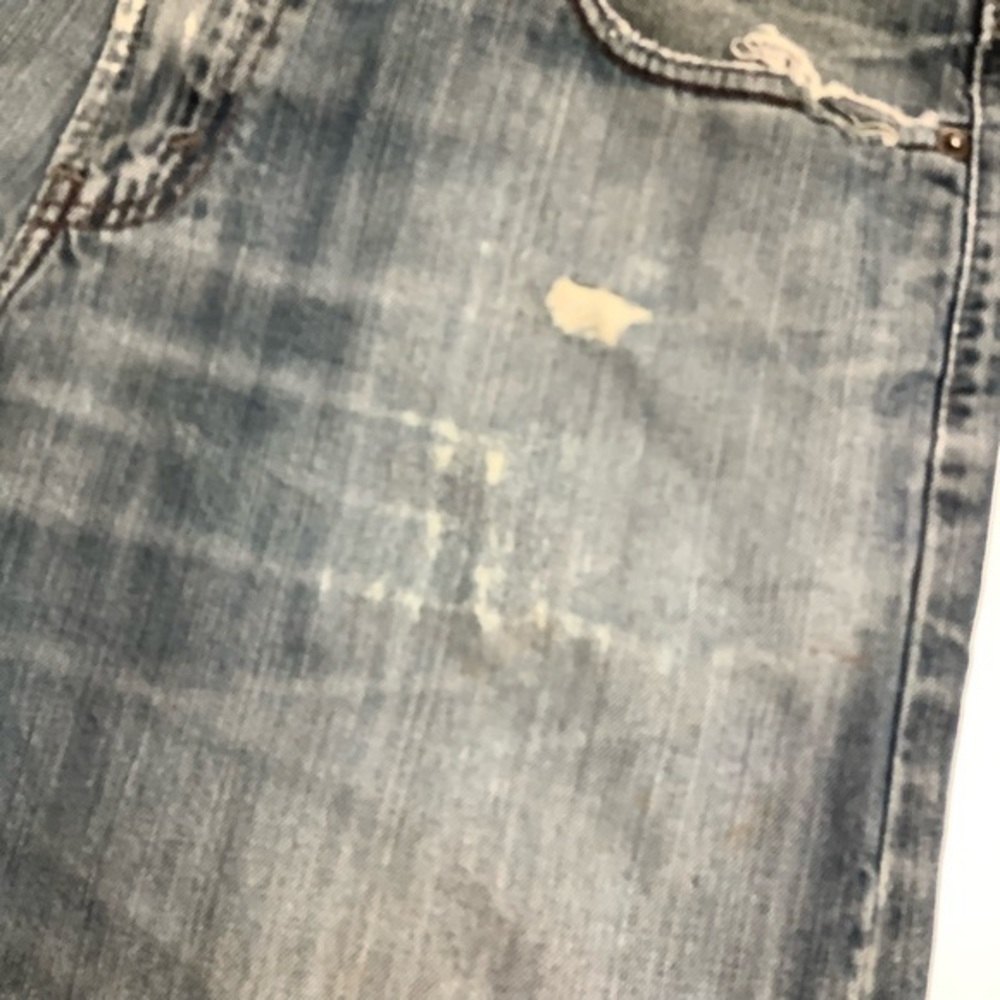 Levi’s 514 ripped straight leg jeans SZ 33/30 - Picture 9 of 14